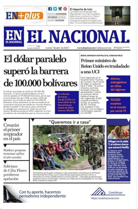 diario el nacional de caracas venezuela hoy